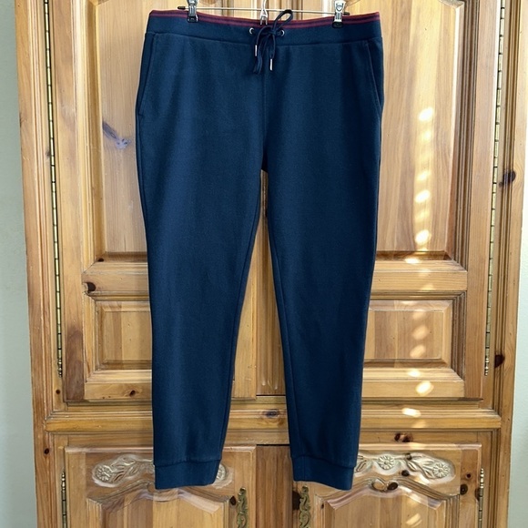 Ben Sherman Drawcord Navy Jogger Pant - Picture 1 of 6